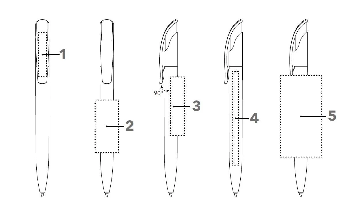 senator challenger matt recycled pen branding options