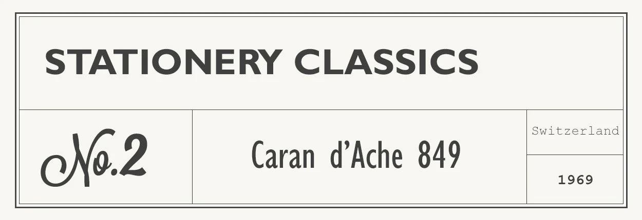 caran dache 849 stationery classic
