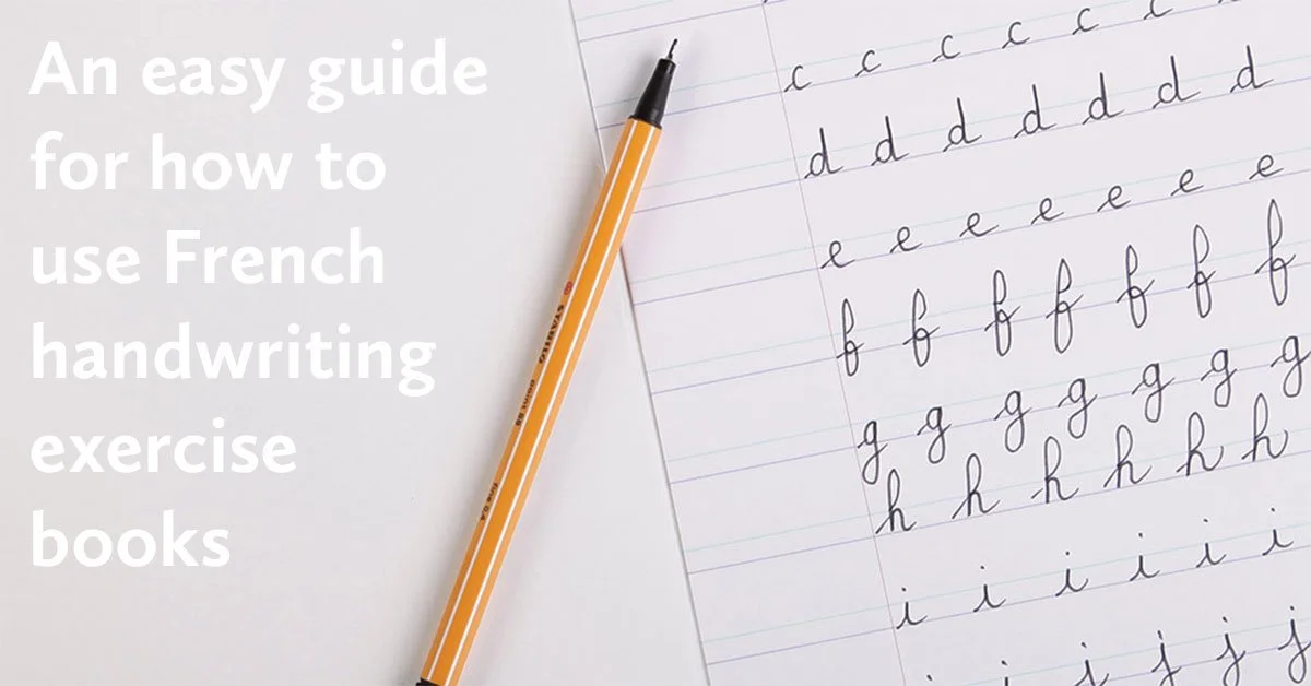 Q&amp;A: How Do I Use A French Handwriting Exercise Book?