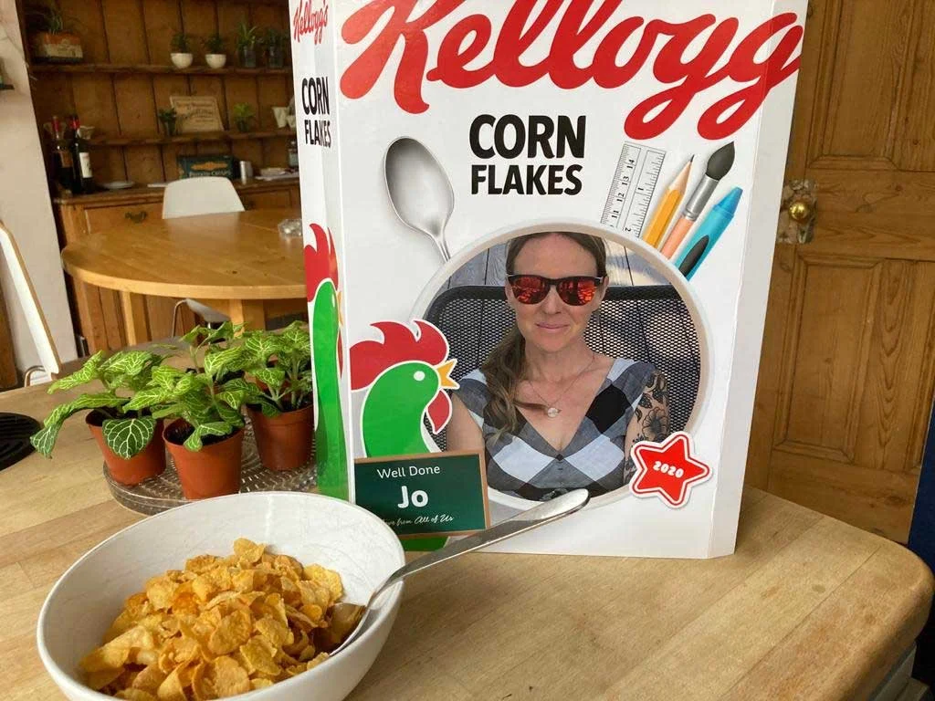 personalised cornflakes box