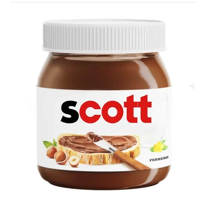 personalised nutella