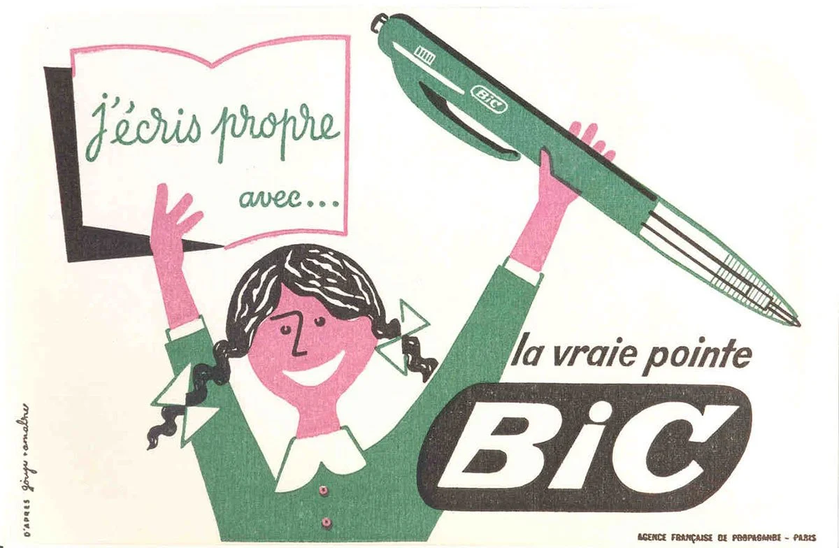 bic 1950s poster