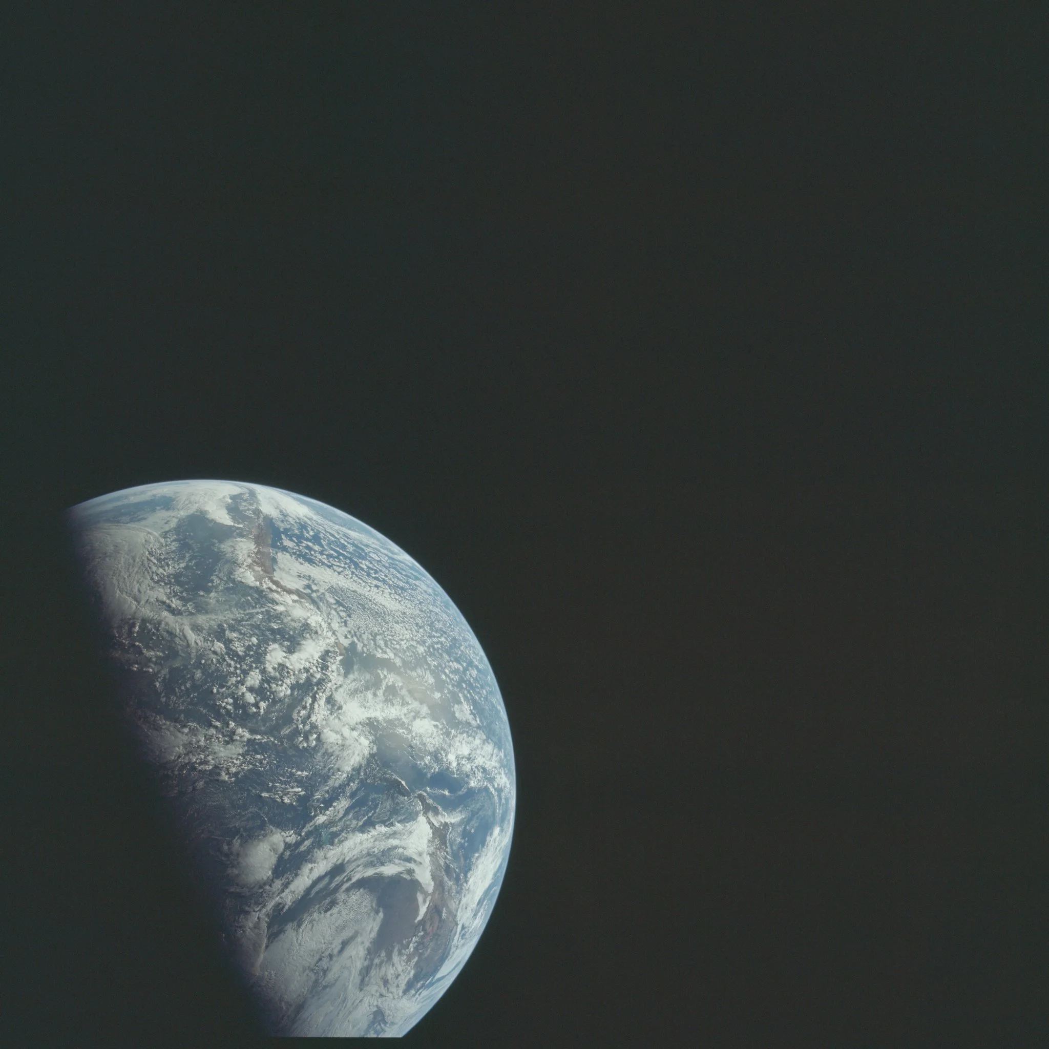 earth from the moon