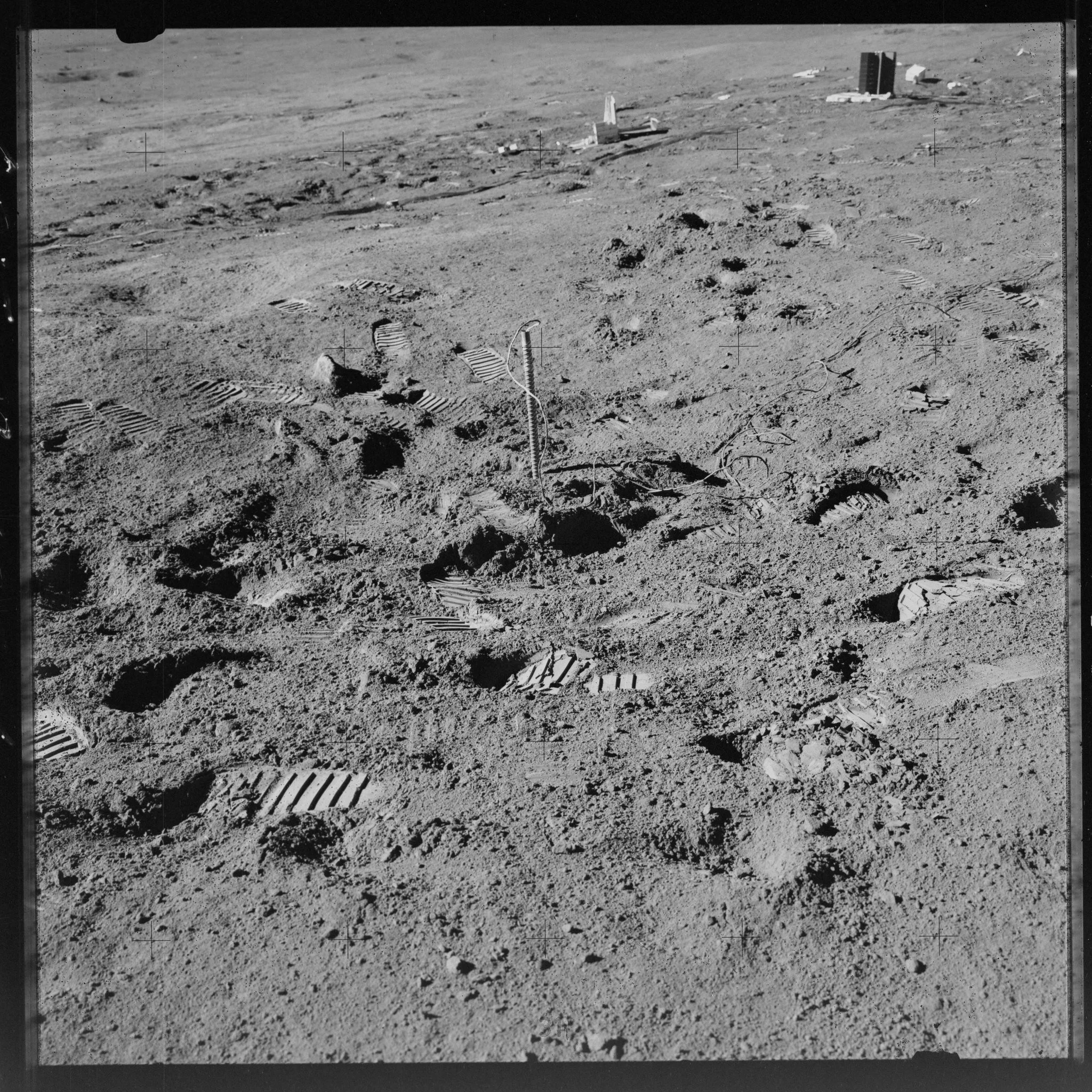 footprints on the moon