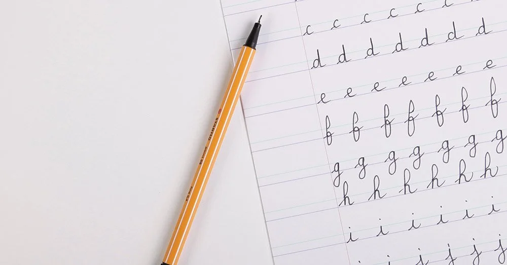 handwriting on seyes paper