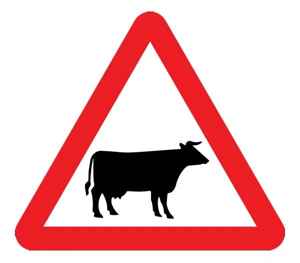 Warning - Farm animals