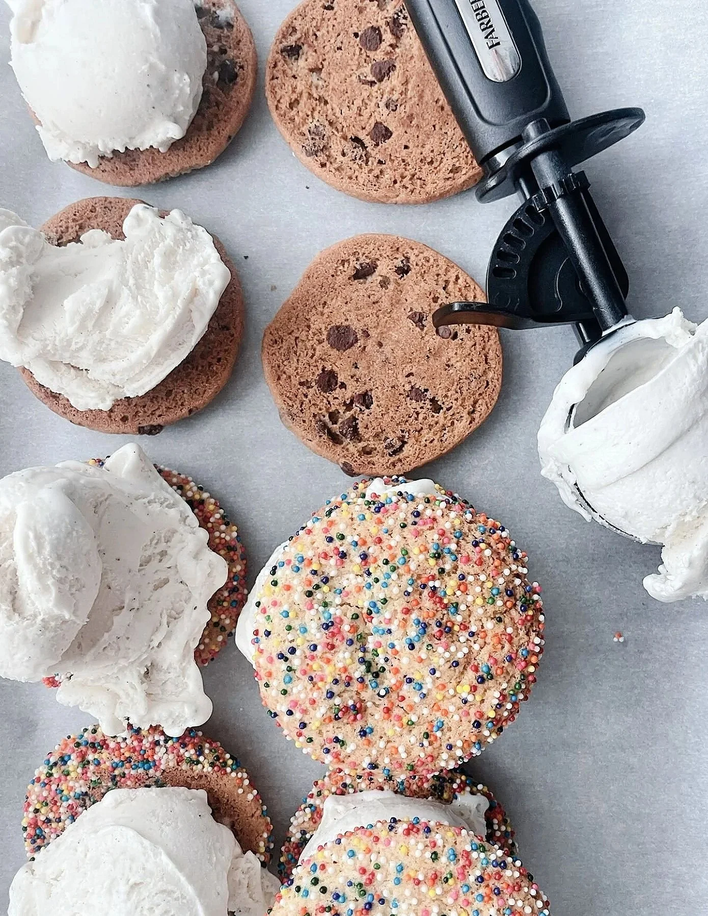 homemade ice cream sandwiches