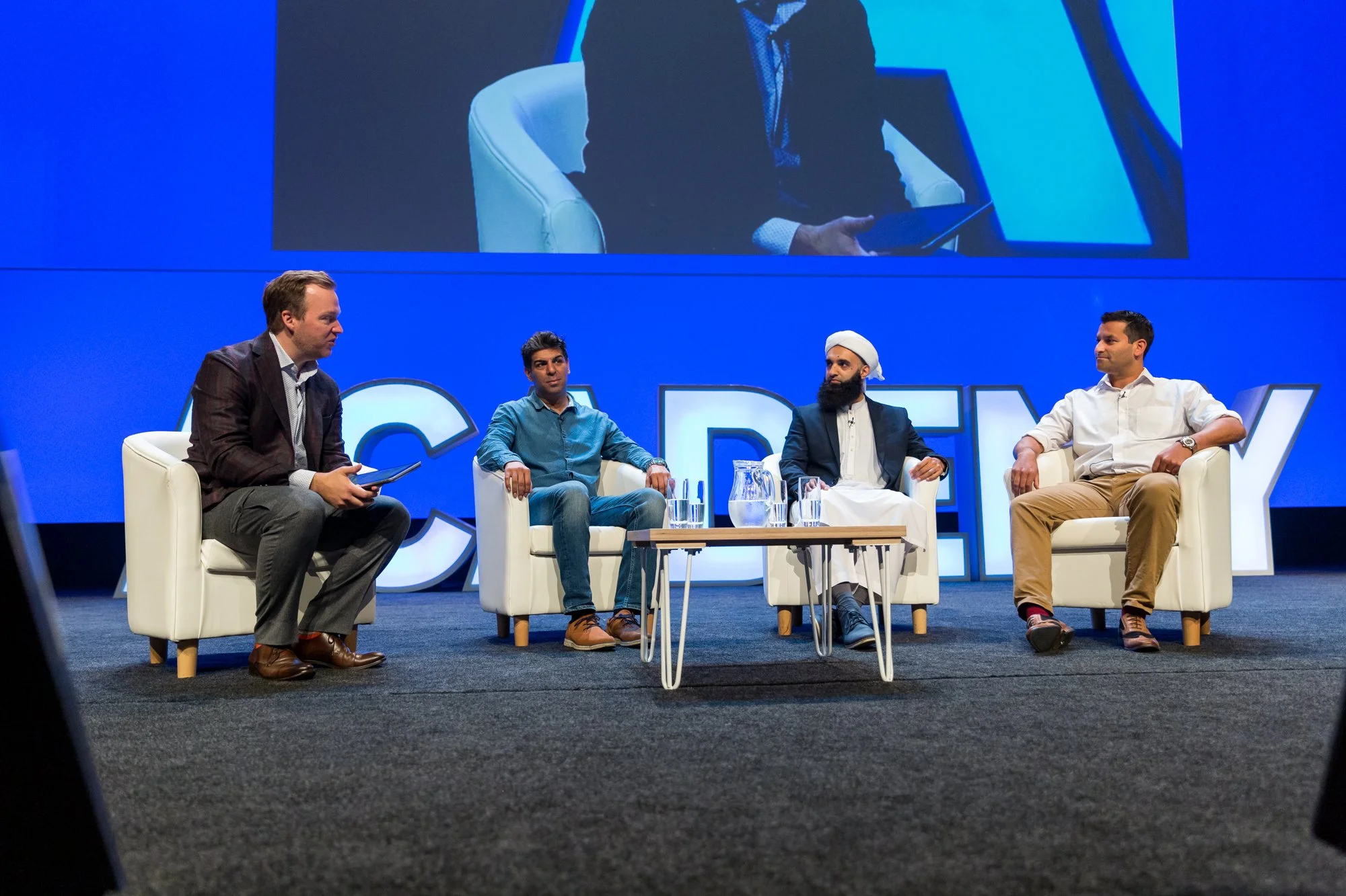 Jeremy Miller talking at an event