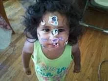 Preschool child building school readiness and self-regulation skills