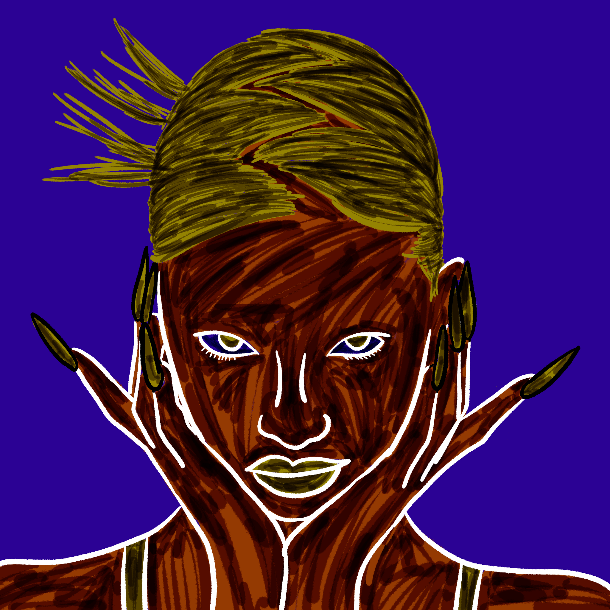Tetradic color study: Brown 3 (2025)