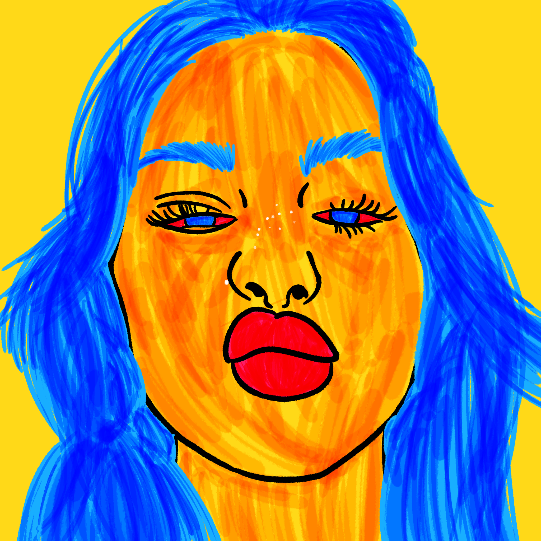 Tetradic color study: Yellow (2025)