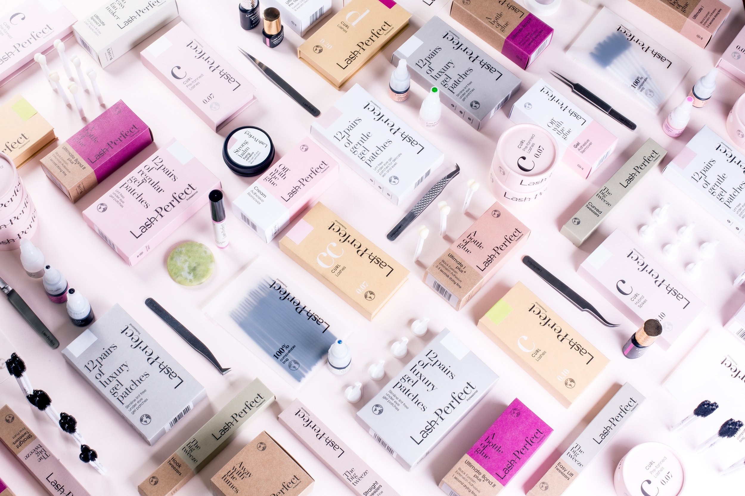 Range of Lash Perfect professional products