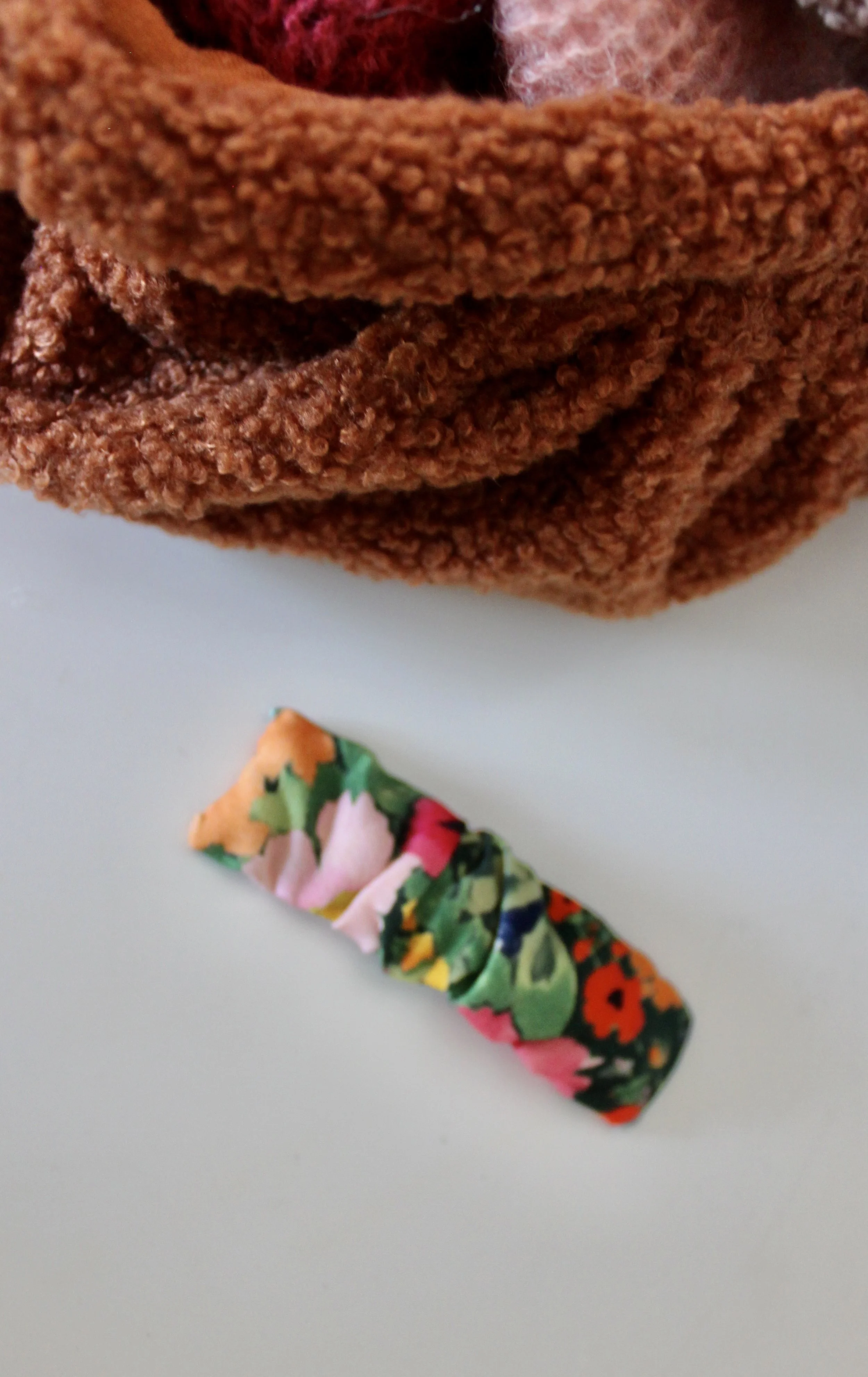 Barrette en tissu