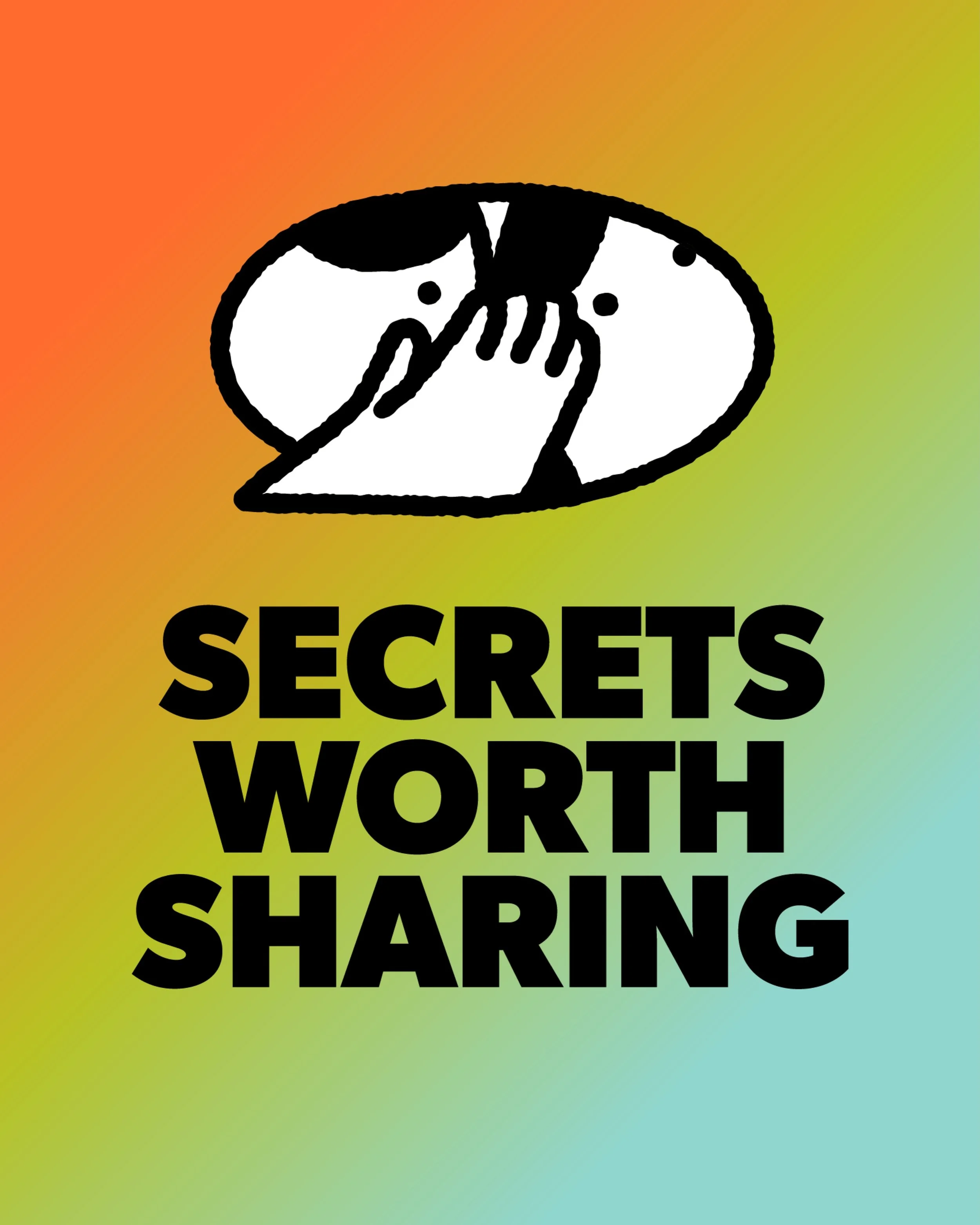 We&rsquo;ve had a rebrand!! New logo &mdash; same serious joy 🤩

Huge, enormous, massive thanks to the wonderful @lilykongyuet for designing this logo and capturing Secrets Worth Sharing so perfectly 🧡💚🩵

More info about our brand new website com