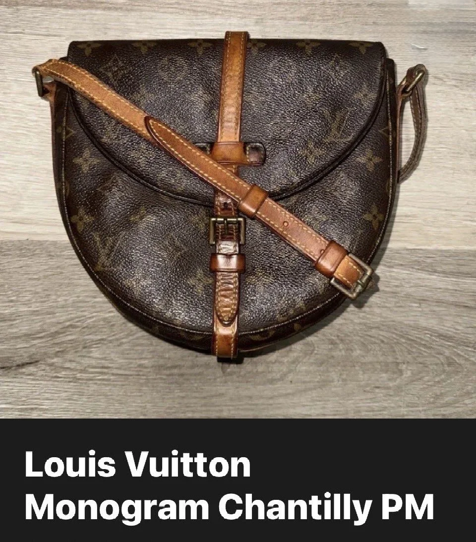 Louis Vuitton monogram Crossbody bag, Chantilly, PM. w/COA (2005-12) Uncommon