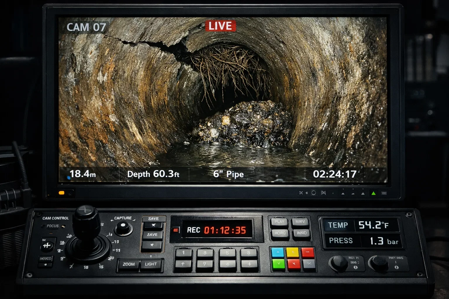 sewer drain camera and sewer locating service in Hamilton