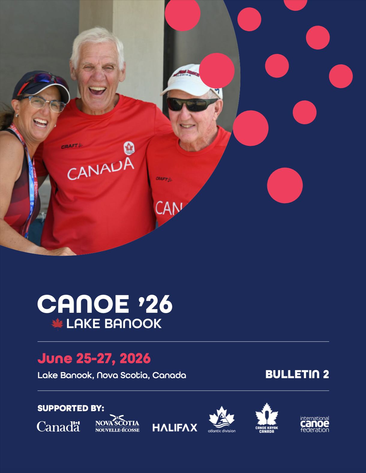 Bulletin n°&nbsp;2&nbsp;: Championnats du monde de canoë-kayak de vitesse Masters FIC 2026