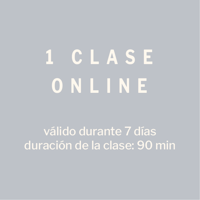 1 clase online