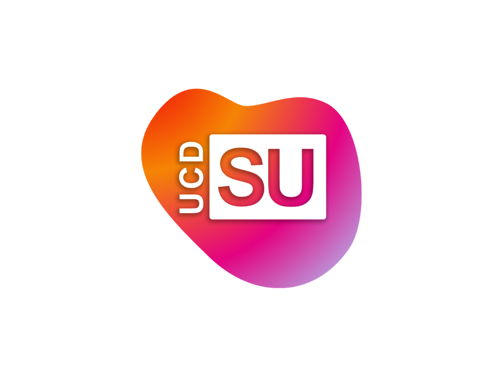 Colorful heart-shaped logo with UGD and SU letters