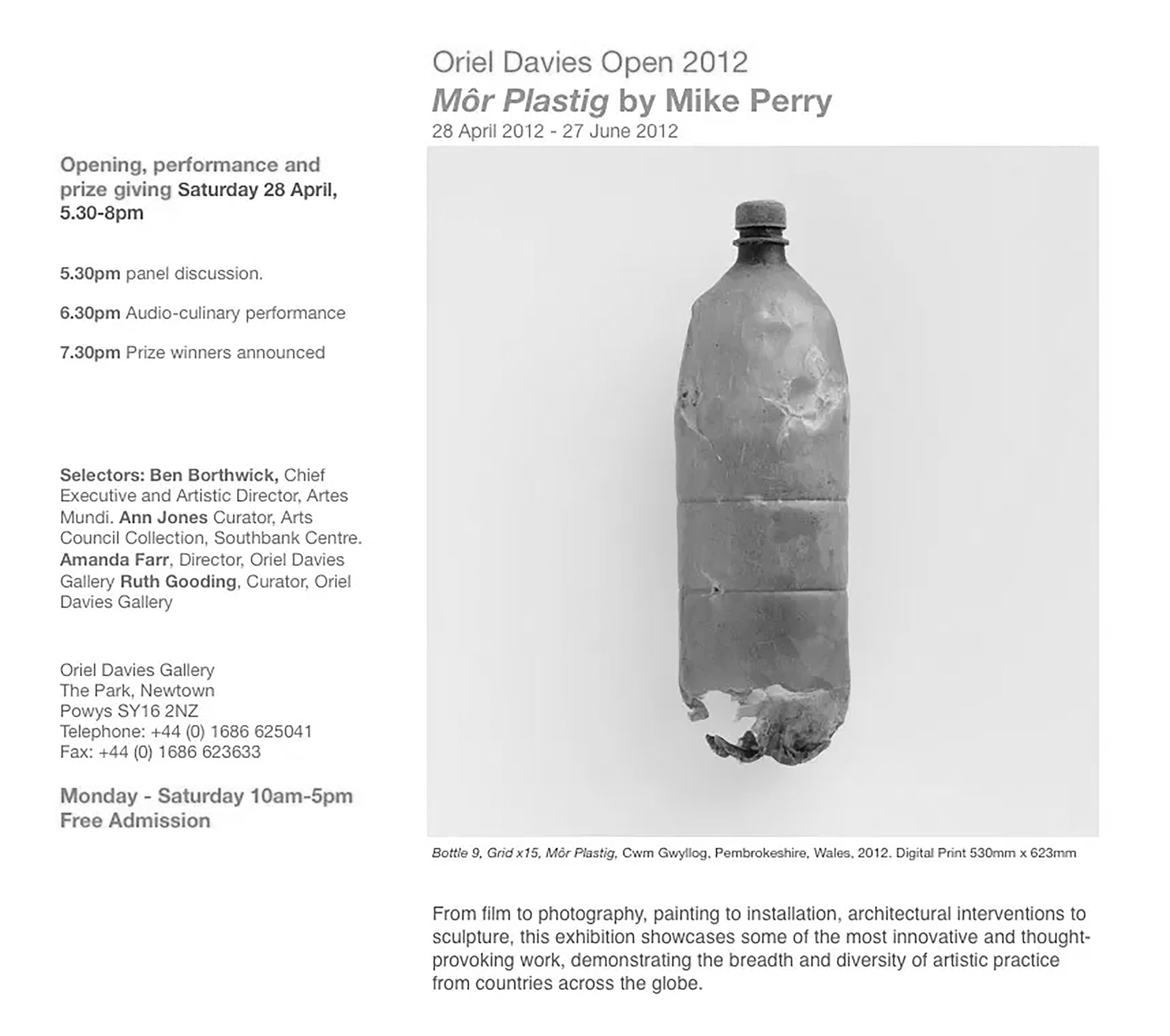 Oriel Davies Open 2012