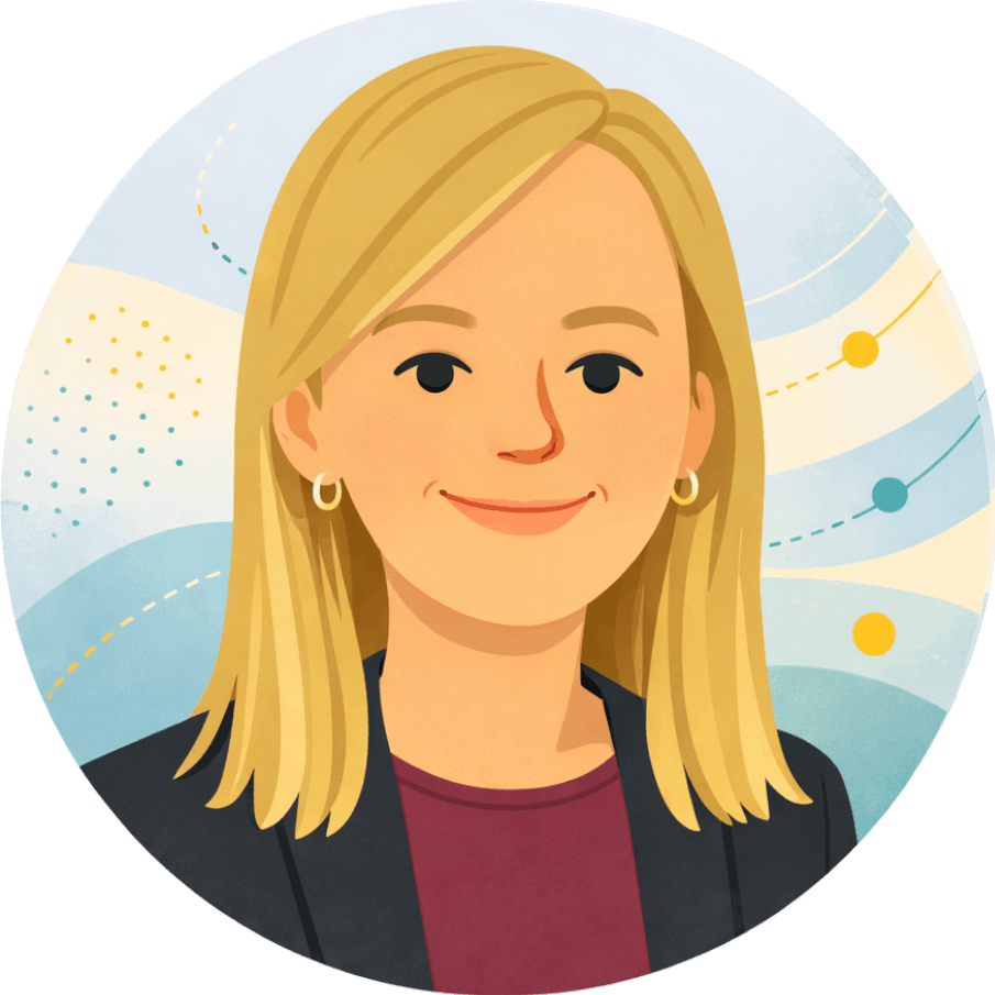 A digital illustration of Charlotte Toogood.