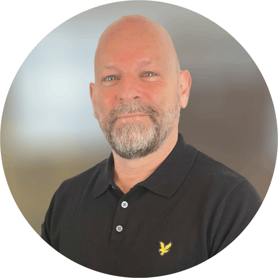 A photograph of Business Development Manager Simon