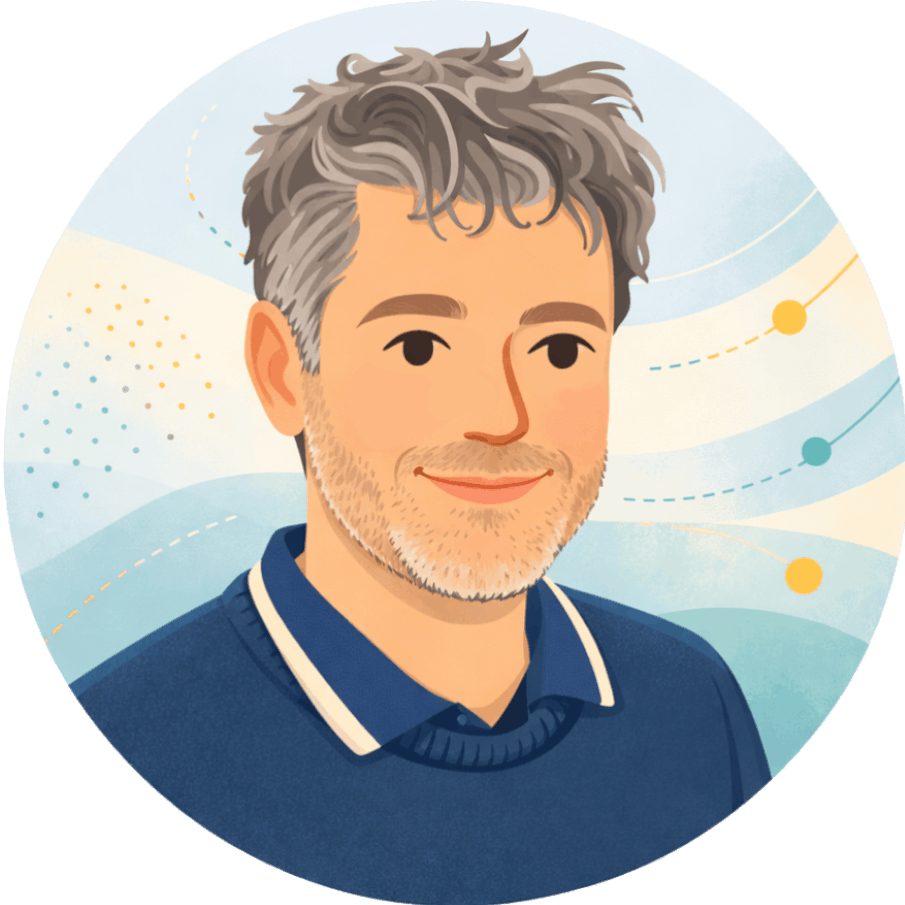 Illustration of Gareth Lindop