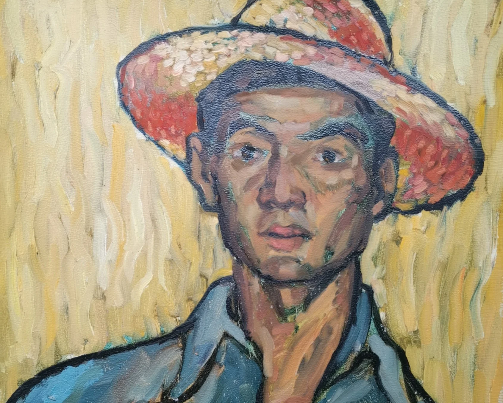 许成斗  Xu Chengdou
年輕的漁民 young fishermen
Oil on Board 1983