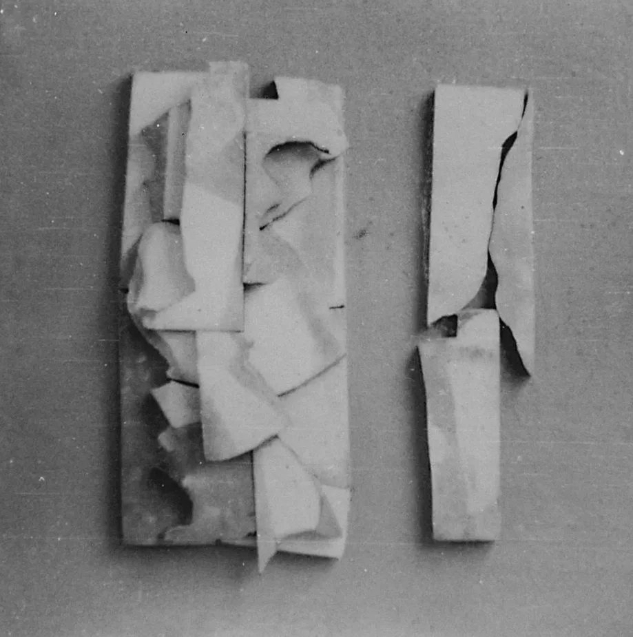 黃永砯 Huang Yongping
(色彩 was colour) 
綜合材料 mix material 920 x 920 x 14
厦门  Xiamen 1983