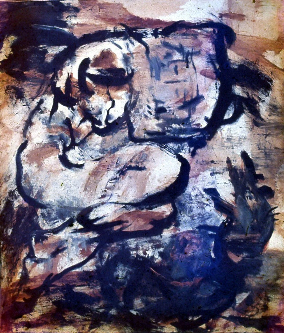 紀乃進  Ji Nai Jin 
Oil on Canvas ( 己焚烧 It was burned ) 1986
1000 x 1200 mm