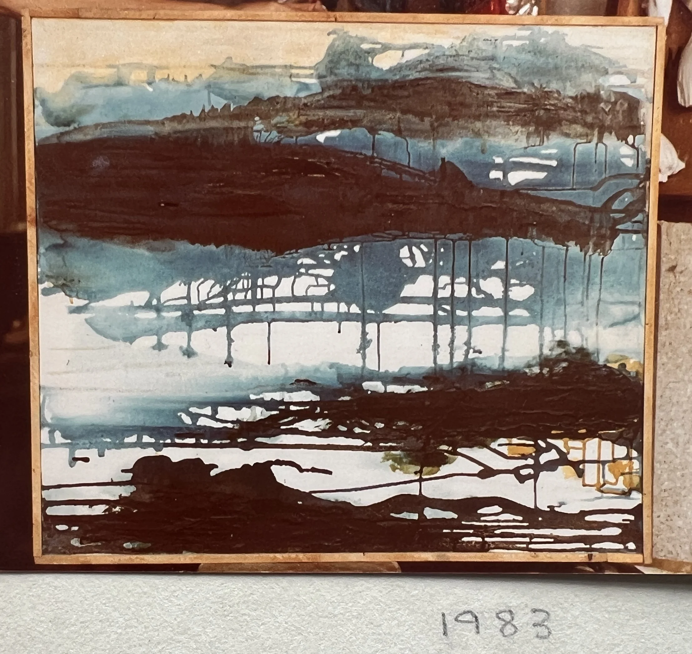 俞晓刚 Yu Xiaogang 
油画 Oil on canvas 
1000 x 700
Xiamen 1983