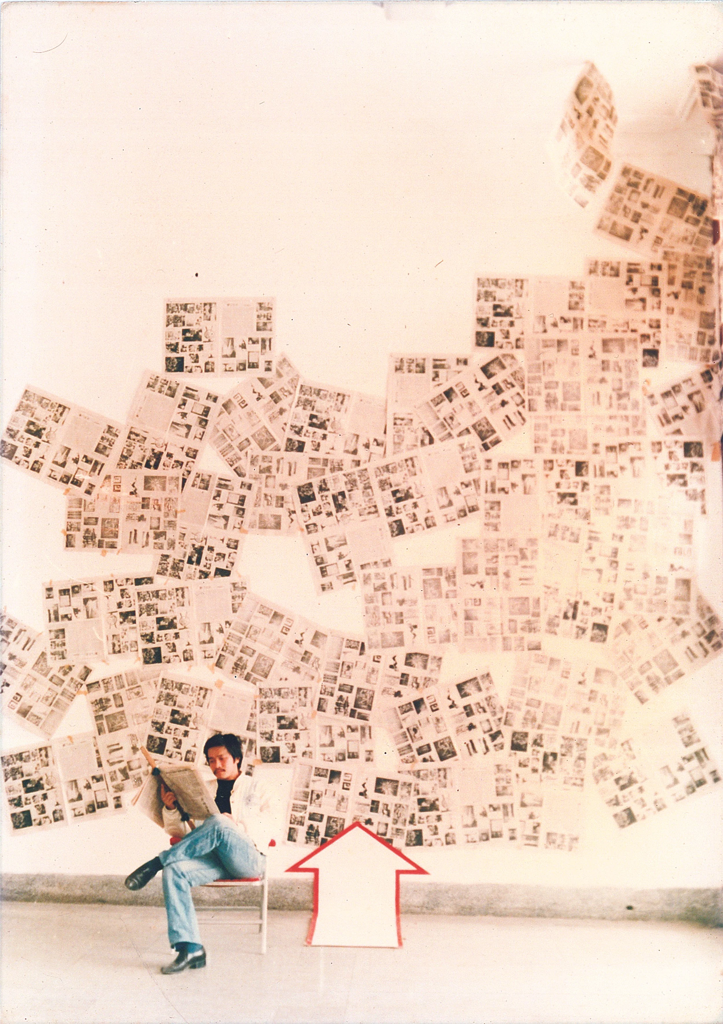 发生在福建省美术展览馆内的事件展览
Exhibition of events that occurred at the Fujian Provincial Art Museum
Fuzhou China  Dec 1986 
吴艺明摄影 Photography by Wu Yiming