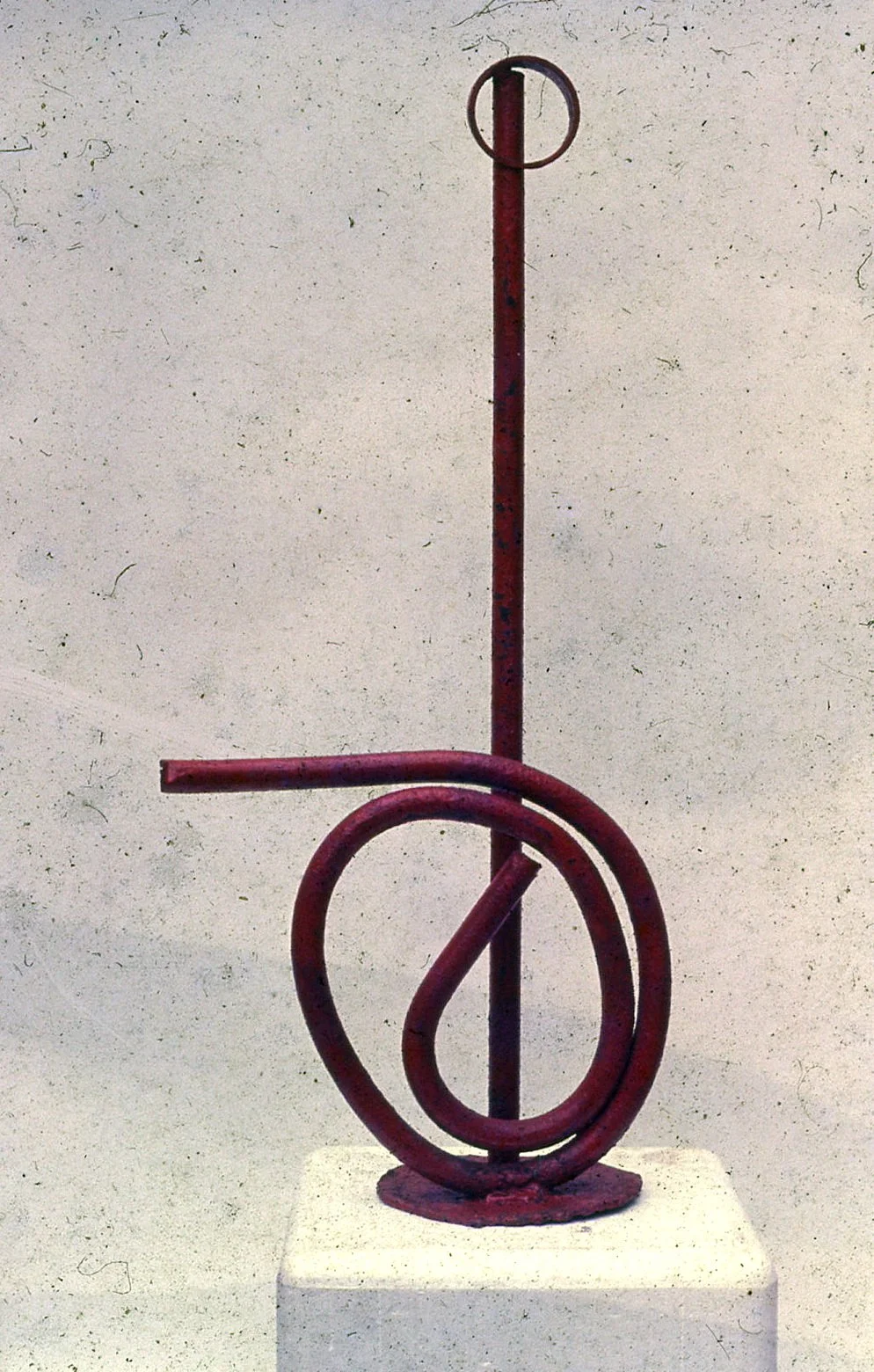 焦跃明 Jiao Yaoming 
曲直  Curved and straight 1983
焊接 Metal welding