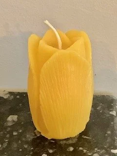 Tulip Beeswax Candle