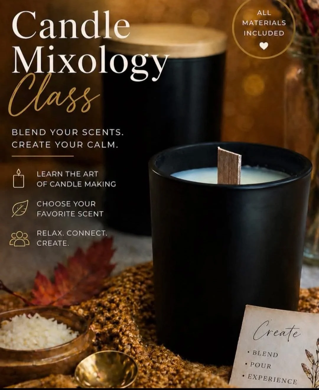 Guided Mini Candle Craft