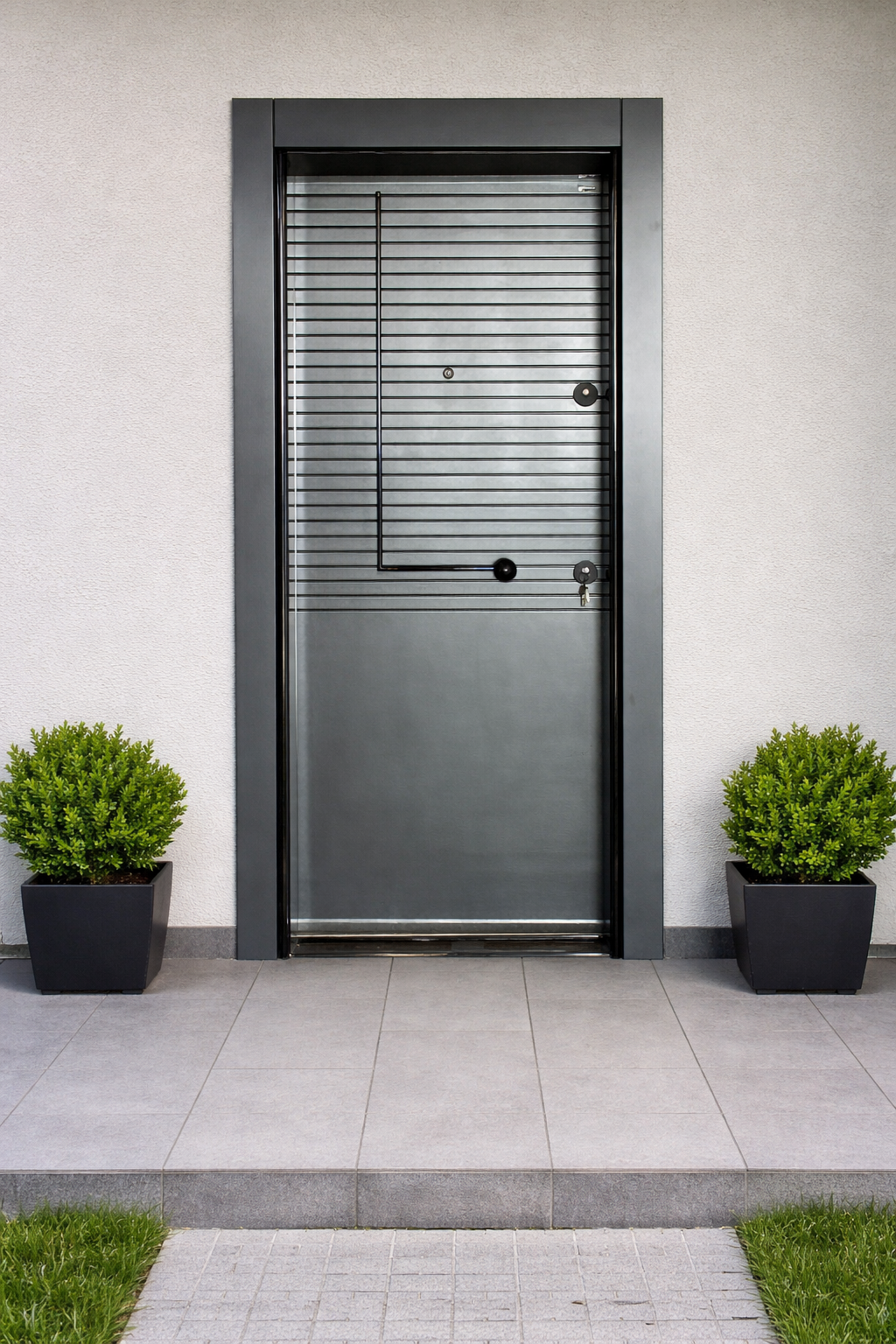 Urban Shield Grey Line Security Door