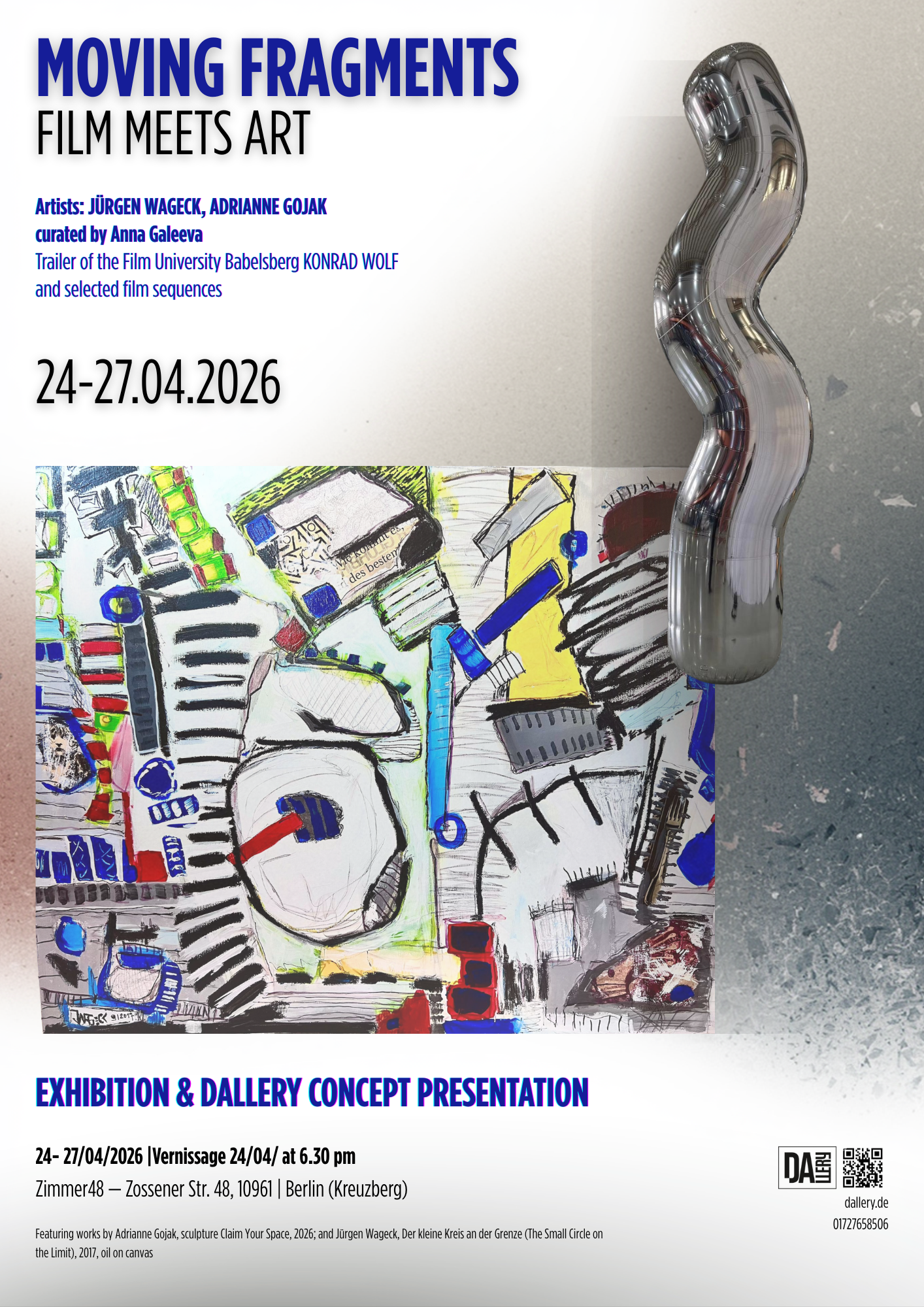 Moving fragments: film meets art. Artists: Jürgen Wageck&Adrianne Gojak