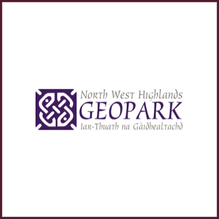 North West Highlands Geopark logo.