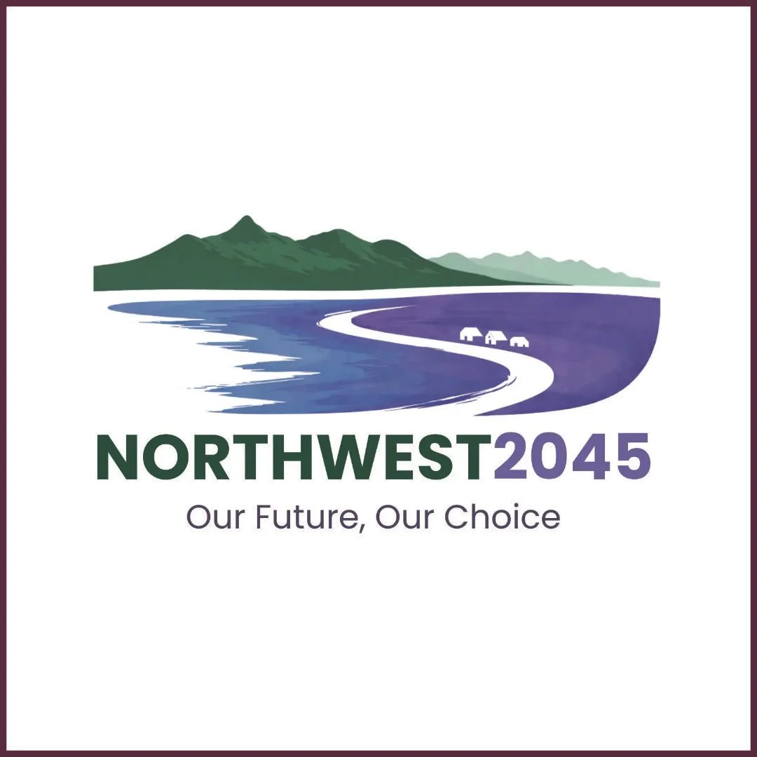 A logo for Northwest 2045.