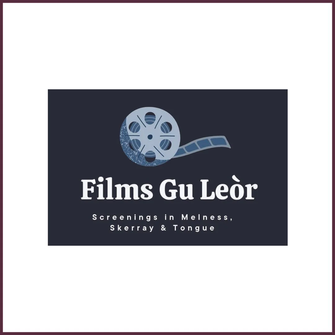 Logo for Films Gu Leòr a community film club.