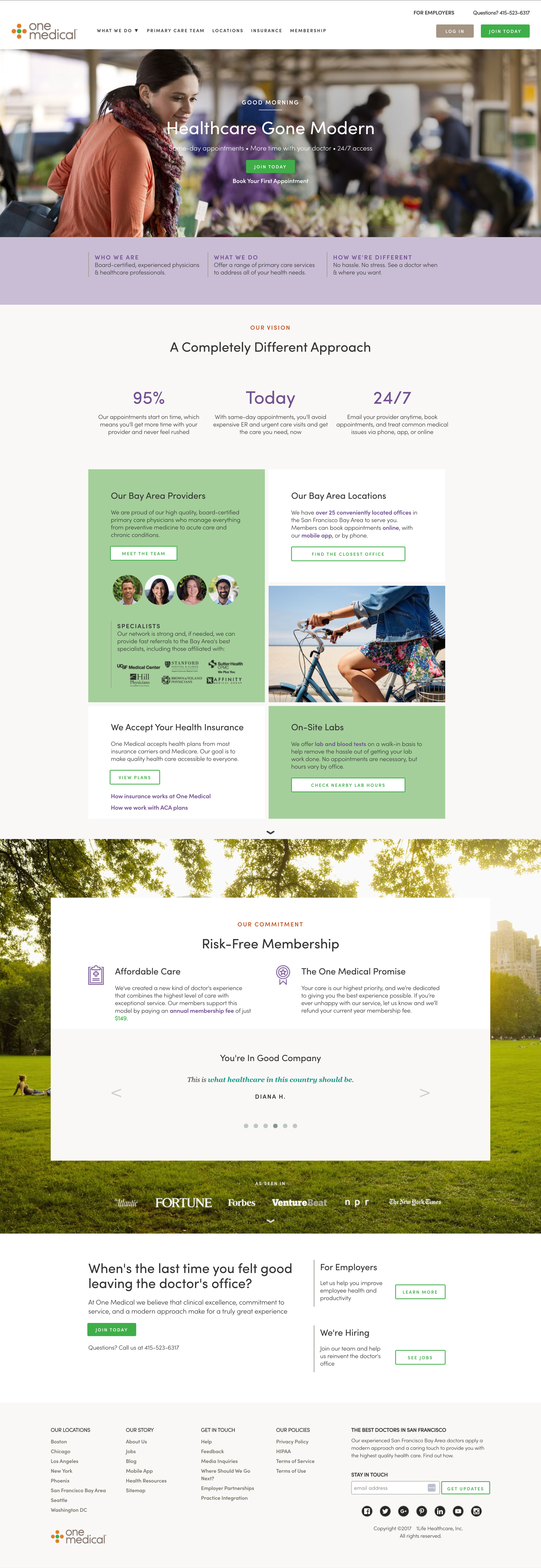 One Medical Homepage