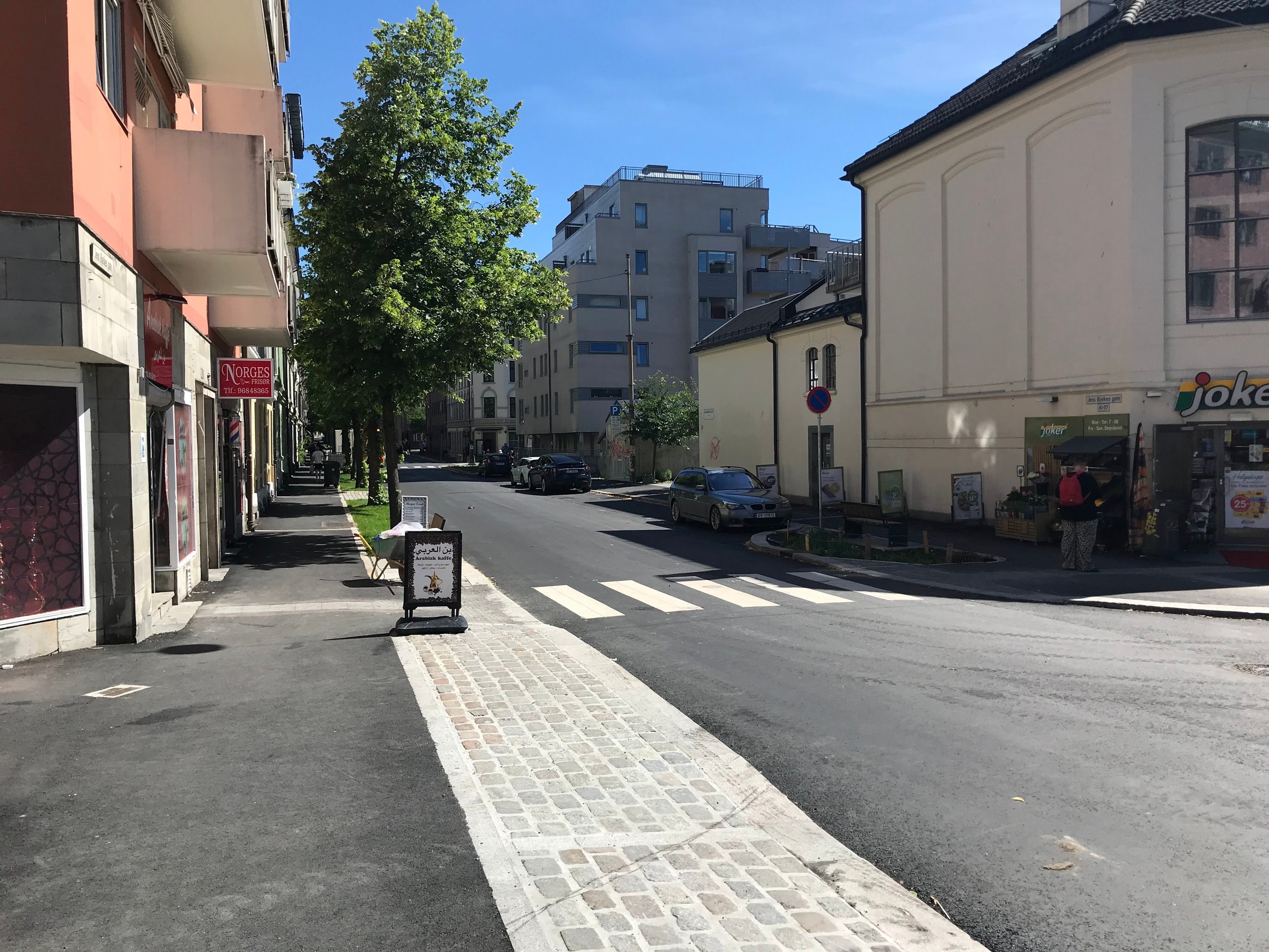 Jens Bjelkes gate Sykkeltiltak