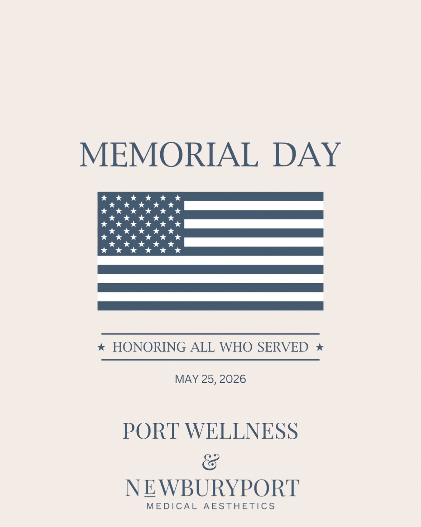 Wishing everyone a safe and meaningful holiday weekend ❤️🤍💙