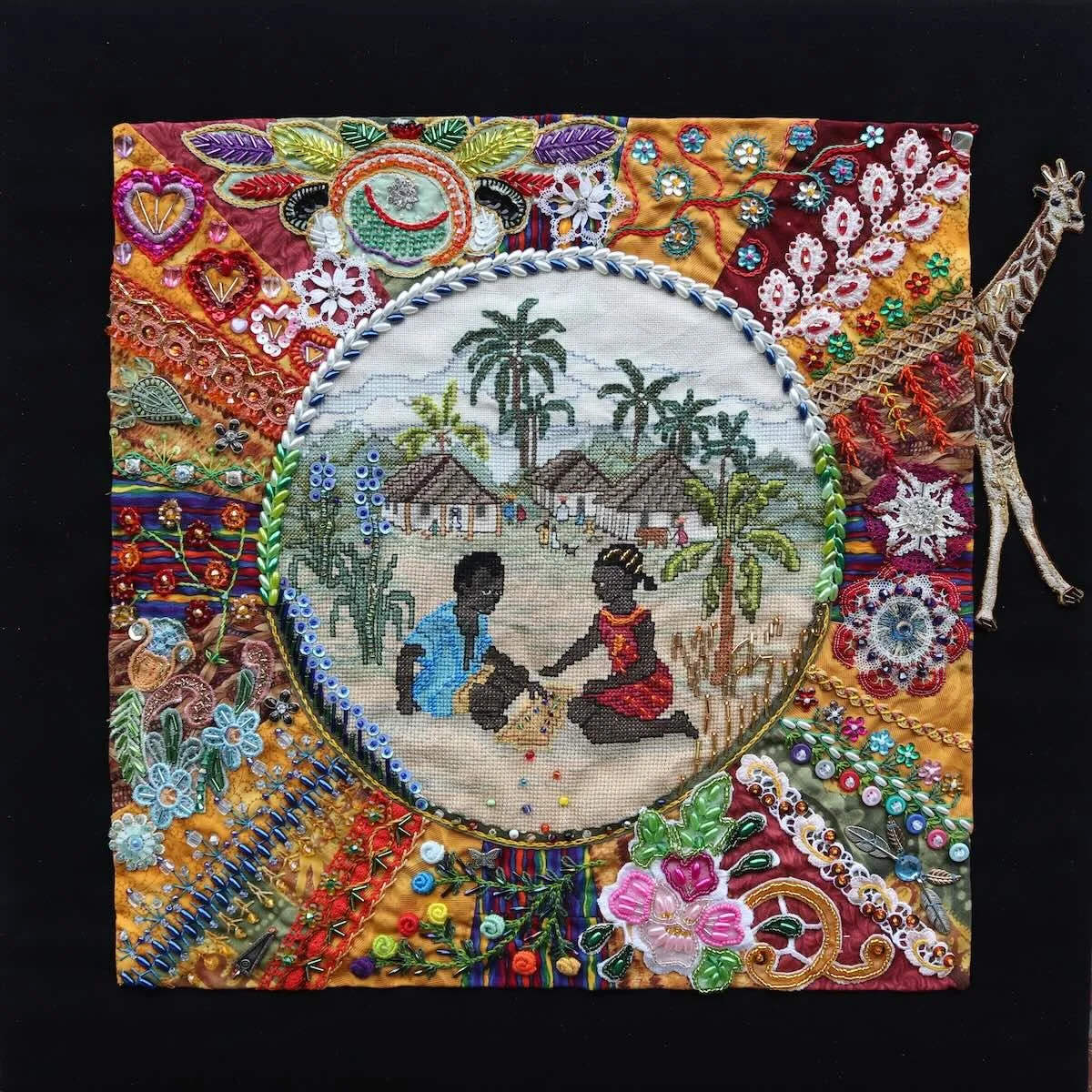 Mixed media wandkunst