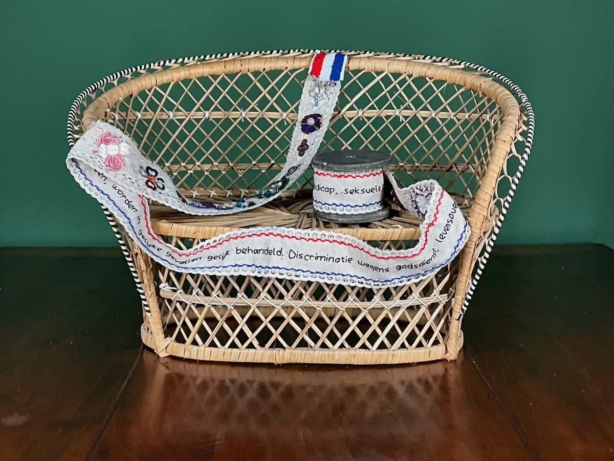 Textielkunst - Tekstrollen