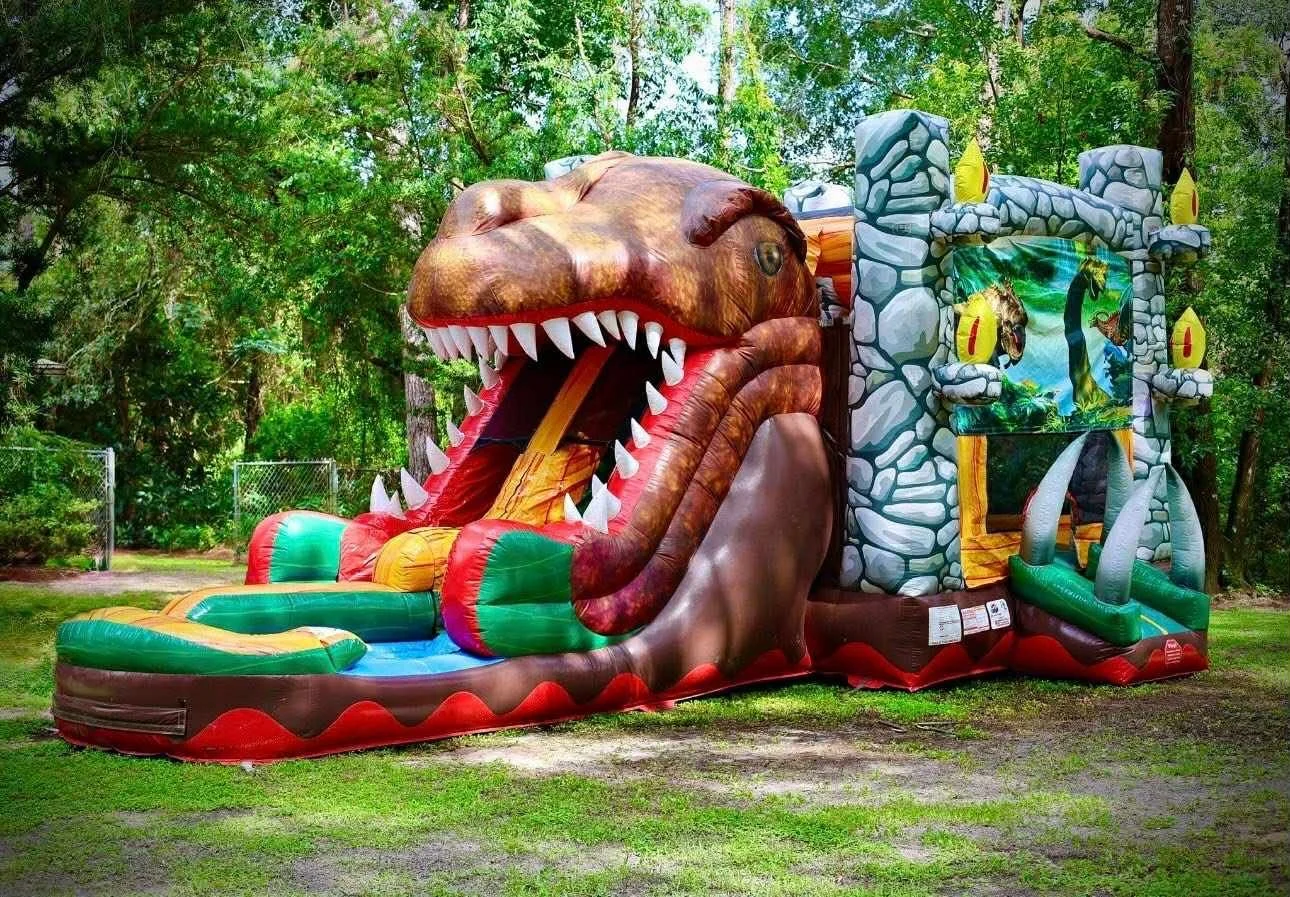 Epic Dino Bounce House Combo