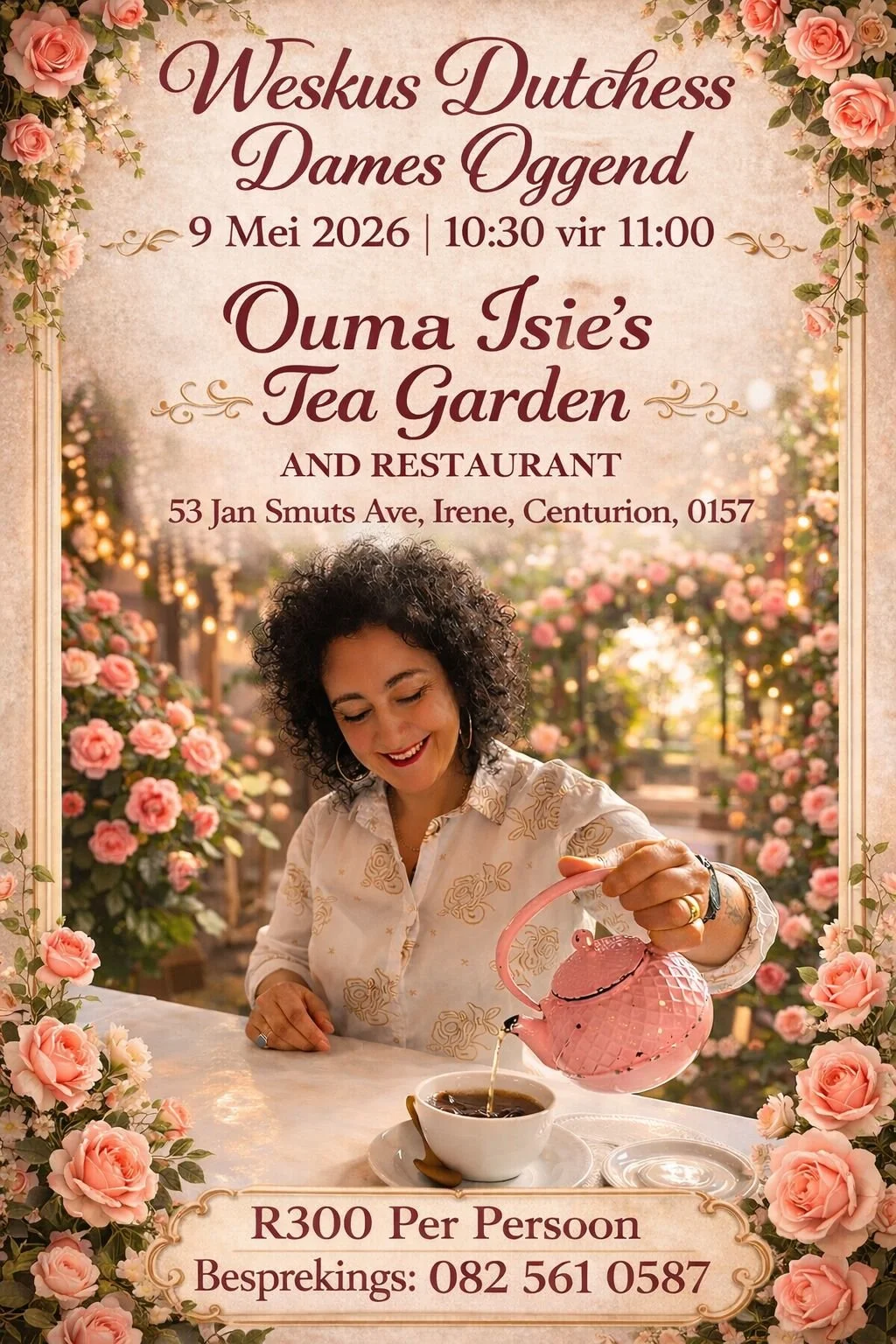 Weskus Dutchess Dames oggend - Blom waar jy geplant is.