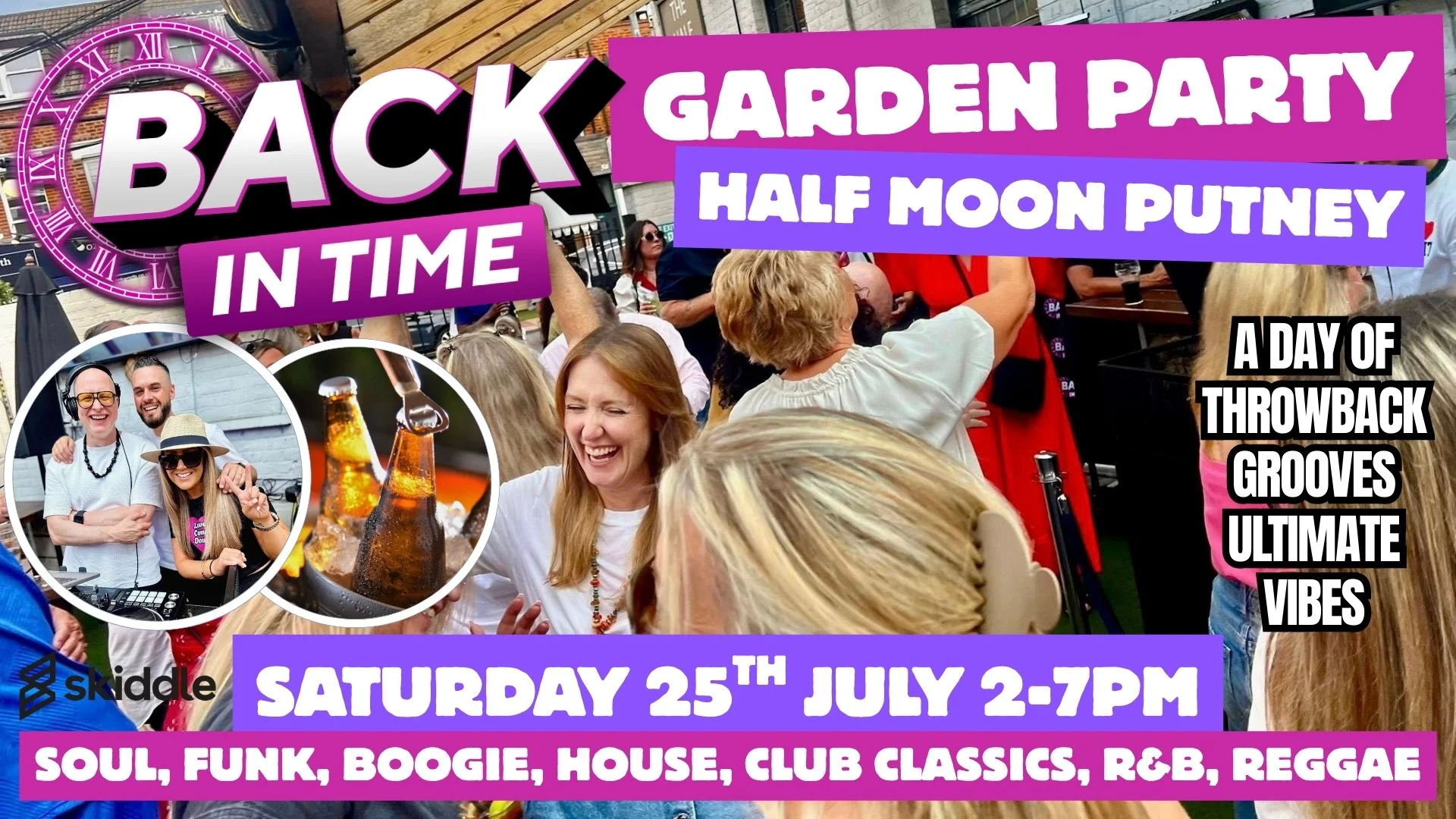 BACK IN TIME Garden Party
