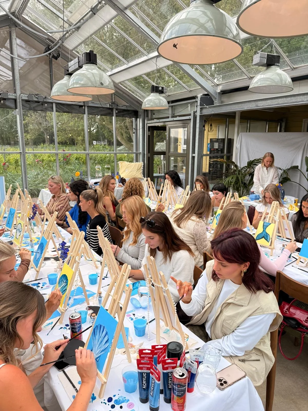 Schilderworkshop op locatie