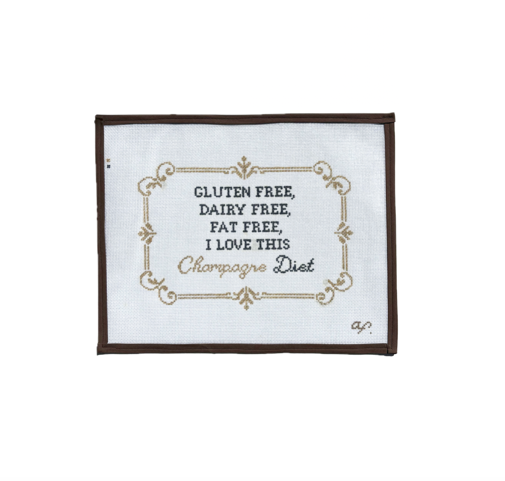 Champagne Diet Canvas